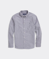 Vineyard Vines Stripe Stretch Poplin Shirt | Nautical Navy
